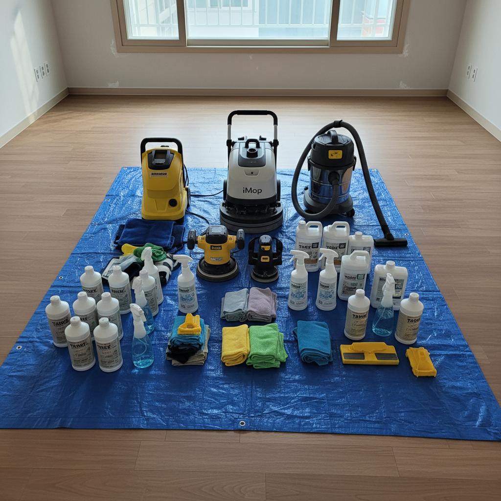 강동구 18평 신축 빌라 입주청소: 좁은 공간, 넓은 만족!