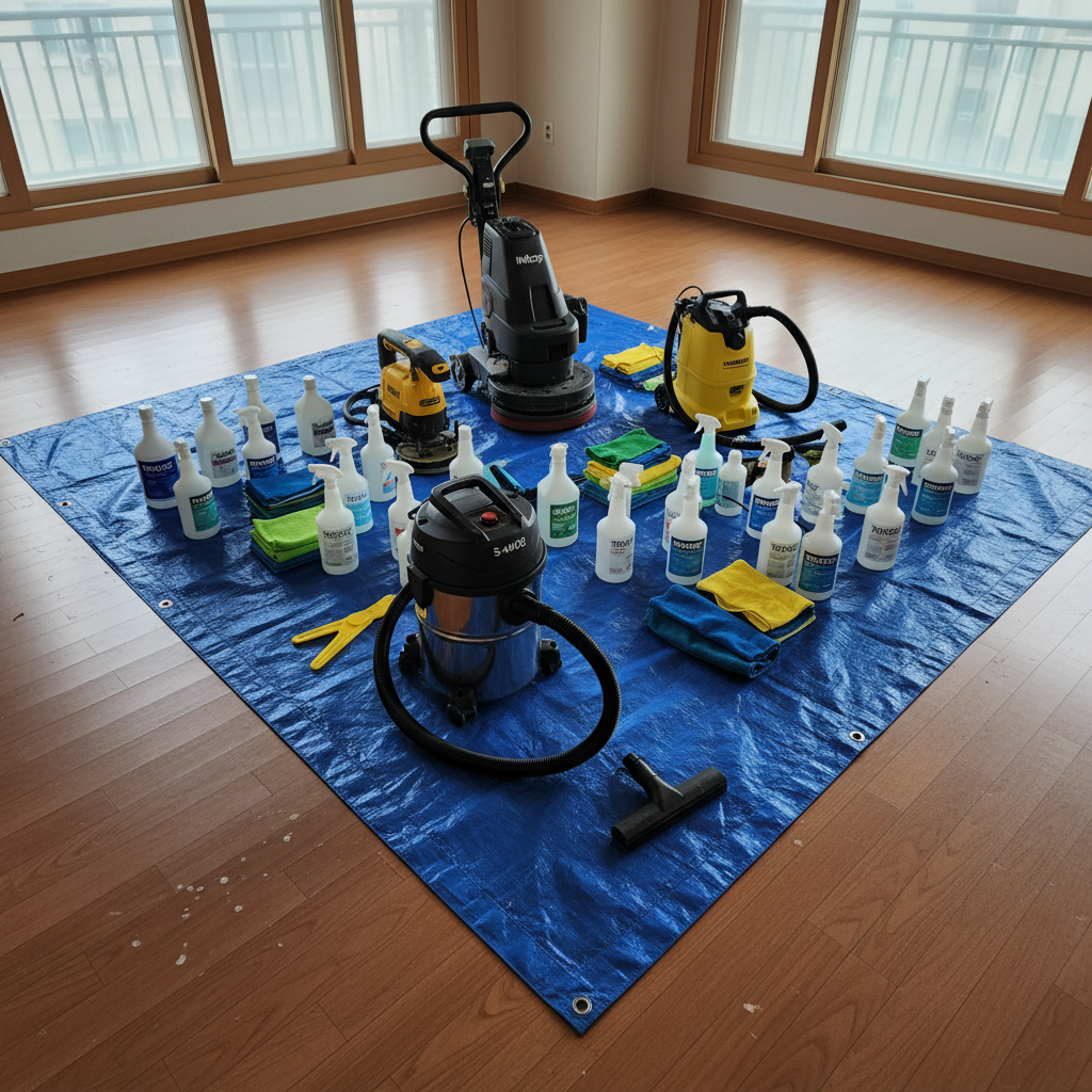 수원 오피스텔 입주청소: 15평 공간, 전문성과 효율성의 조화